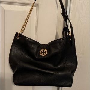 Soft Black Tory Burch shoulder bag